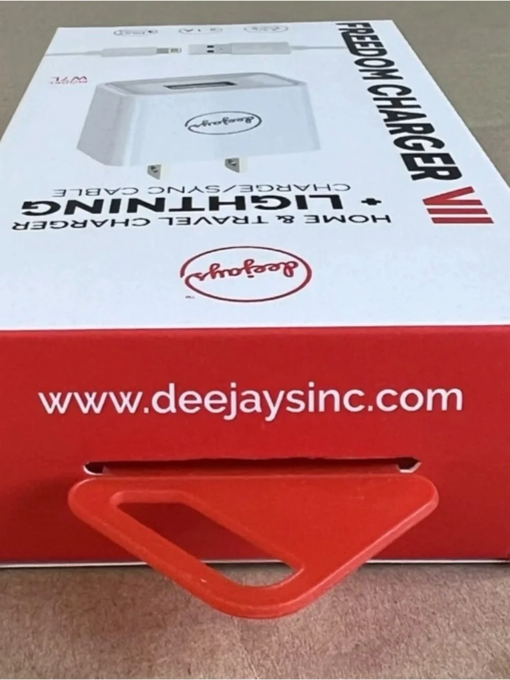Deejays Home & Travel Charger 8 Pin Connector Charge/Sync Fast Charge 3.3f